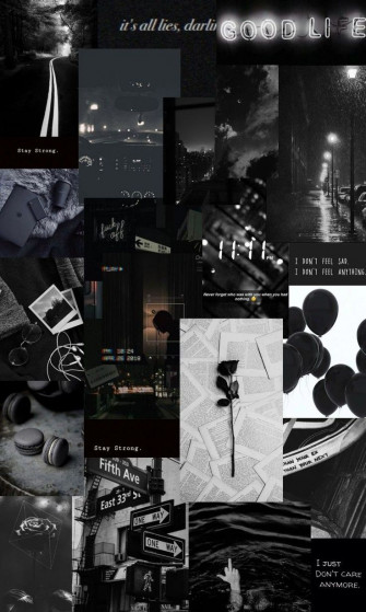 Phone Wallpaper Black iPhone Dark