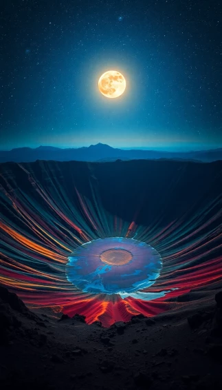Crater Wallpaper