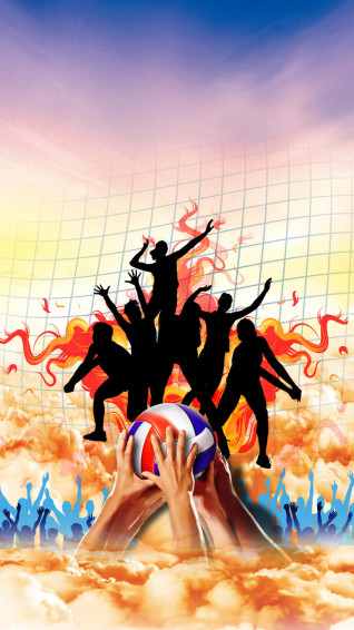 Cute Volleyball Wallpaper