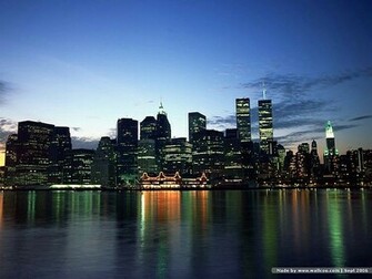Twin Towers At Sunrise World Trade Center