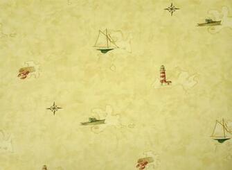 Lobsters Nautical Compass Lighthouse Sailboat Wallpaper Bh89063