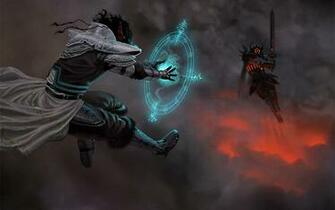 Image Magic Fantasy Sorcery Mages Fighting HD