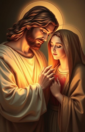 Jesus Christ Mother Mary Wallpaper