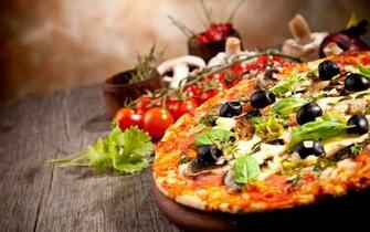 Pizza HD Wallpaper Background Image