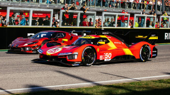 Watch Ferrari S 499p Lmh Hit Imola Circuit