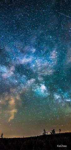 Stary Sky Wallpaper Night Art Drawing Aesthetic