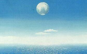Artwork Traditional Art Rene Magritte Belgian Sea Wallpaper