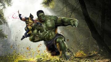 Wolverine Vs Hulk Marvel Comics 4k Wallpaper