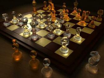 Chess 3d Rendered Wallpaper Schach Lowbird Der Lowe Bird