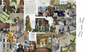 March Moodboard Desktop Wallpaper
