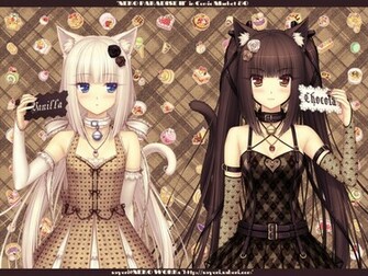 Neko Paradise Computer Wallpaper Desktop Background