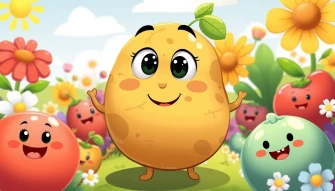 Cute Potato Wallpaper