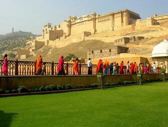 Best Indian Tourist Place Amber Fort Jaipur Wallpaper
