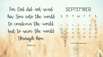 Wallpaper Calendars With Inspiring Bible Verses For