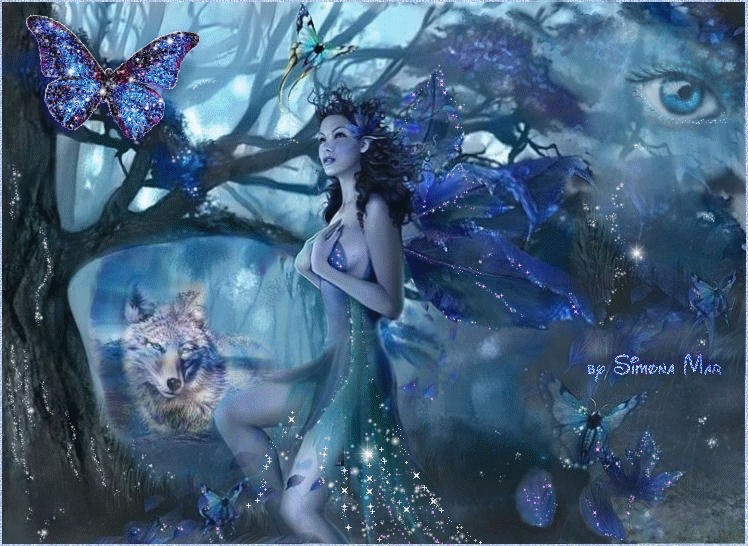 Fantasy Image Butterflies Wallpaper Photos