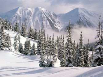 Ice Snowy Mountains Wallpaper HD High Resolution For Laptop