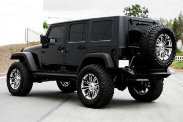 Black Jeep Wrangler Tj And Lifted