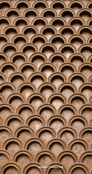 Aesthetic Brown Wallpaper Geometric Patter