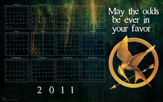 The Hunger Games Calendar Wallpaper