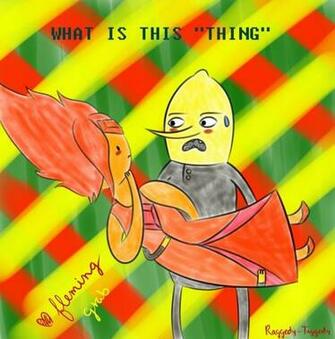 Flame Princess X Lemongrab Adventure Time With Finn And Jake Fan