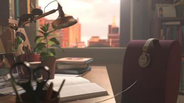 Lofi Hip Hop Radio Room 3d Render Eric Yu