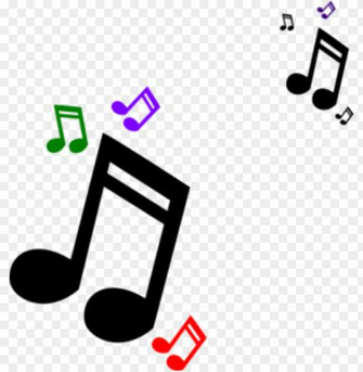Image Colorful Music Staff Clipart Clip Art Musical