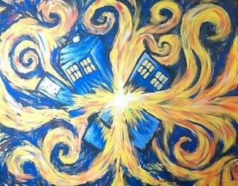 Tardis Exploding Vincent Van Gogh By Naomiwolf1