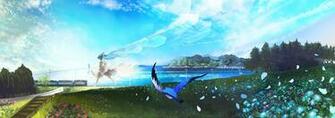Anime Landscape HD Wallpaper Part Design Hey