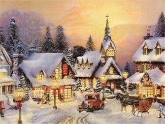 Christmas Village Old Fashion Town