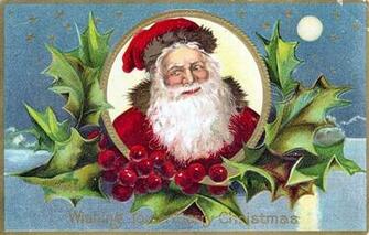 Santa Claus Vintage Wallpaper Desktop HD