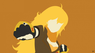 Yang Xiao Long Rwby Minimalist Wallpaper By Greenmapple17 On
