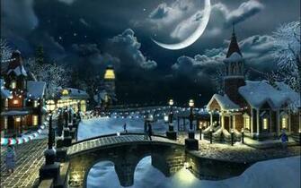 Snow Village Live Wallpaper Screenshot