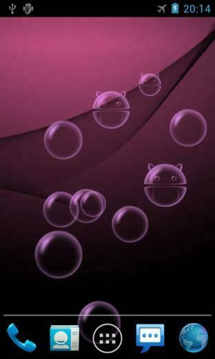 Fun Bubble Live Wallpaper Where You Can Tap Bubbles To Burst Now