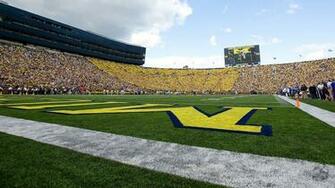 Michigan Football Athletics With Resolutions Pixel