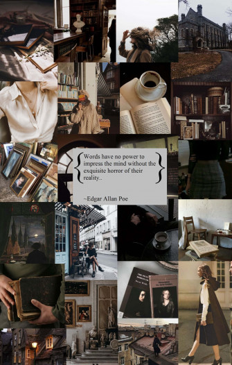 Dark Book Aesthetic Wallpaper