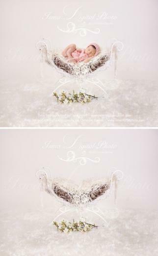 Iron Bed Chair Beautiful Digital Newborn Background Reduced