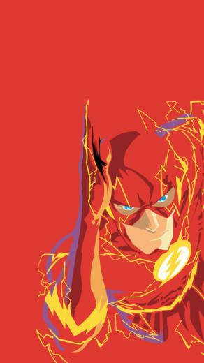 The Flash iPhone Wallpaper Top