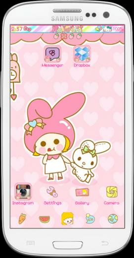 My Melody iPhone Wallpaper Theme For
