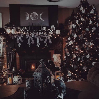 Dark Christmas Aesthetic Bmppoop Wallpaper