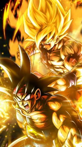 Destiny Defying Family Goku Bardock Icons Phone Wallpaper