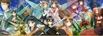 Asuna Yuuki Lizbeth And Sakuya Sword Art Online
