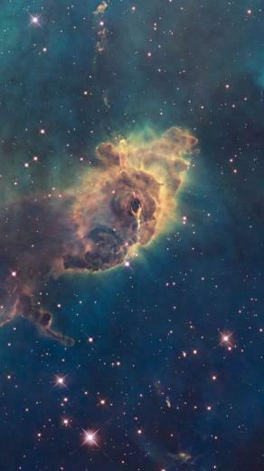 Space iPhone Wallpaper Outer Carina Nebula