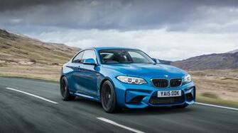 Bmw M2 Coupe F87 Blue Car Speed Wallpaper UHD