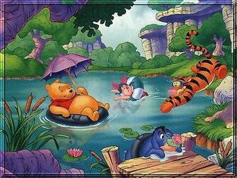Eeyore Wallpaper Tigger Chilling At