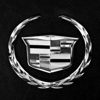 Cadillac Logo Black Emblem