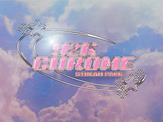 Chrome Cyber Y2k Aesthetic Stream Pack Wallpaper