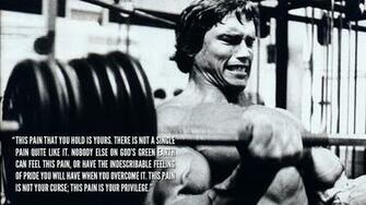 Arnold Schwarzenegger Quote Wallpaper