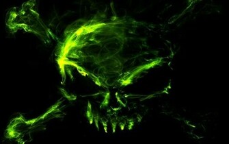 Image Green Crossbones Skull Wallpaper Jpg The New Thundera Wiki