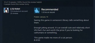 To The Game On Steam Courtesy Of Res Section Nekopara