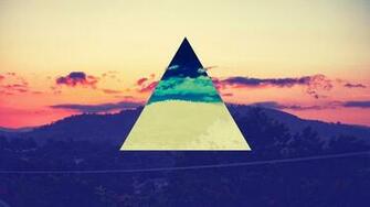 Hipster Swag Color Spectrum Triangles Wallpaper HD